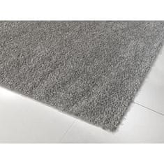 VERVELEY TRENDY Koberec do předsíně Shaggy z polypropylenu - 80 x 300 cm - šedý