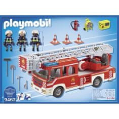 Playmobil PLAYMOBIL 9463, City Action, Hasičské auto s otočným žebříkem, novinka pro rok 2019