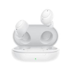 VERVELEY OPPO Enco Buds - Bezdrátová sluchátka Bluetooth - krytí IP54 - 24 hodinová samostatná s krabičkou - Bluetooth 5.2 - bílá