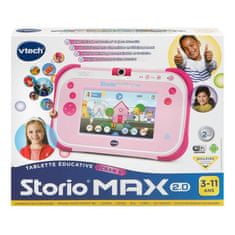 Vtech VTECH, Storio Max 2.0 5 5 konzole růžová, 5palcový vzdělávací tablet pro děti