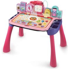 Vtech VTECH, Interaktivní stůl Magi 5 v 1, růžový