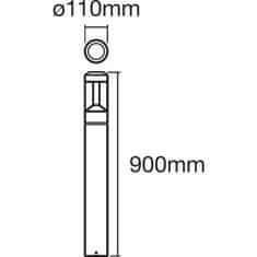 LEDVANCE LEDVANCE Bulb SMAR + Bluetooth Moderní lucerna 90 cm RGBW Venkovní sloupek, změna barvy