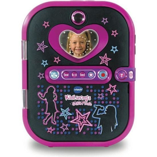 Vtech VTECH, Kidisecrets Selfie Music Black, elektronický hudební diář