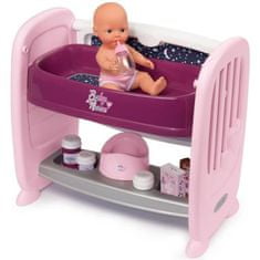 Smoby SMOBY Baby Nurse Co Dodo 2 v 1, 14 doplňků + Poupon Pee