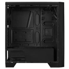 Aerocool PC skříň AEROCOOL Cylon Black (RGB) s plným oknem