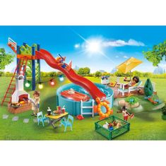 Playmobil PLAYMOBIL, 70987, Relaxační zóna s bazénem