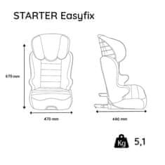 VERVELEY NANIA Isofix Booster Starter Group 2/3 od 15 do 36 kg - Hatrix Grey