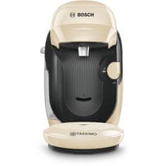 Bosch Kompaktní multifunkční kávovar Tassimo Style, BOSCH TAS1107, Vanilková barva, 40 nápojů, 0,7 l, 1400 W