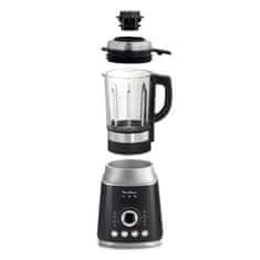 VERVELEY MOULINEX LM962B10 Ultrablend Blender, 1300 W, vysoká rychlost, 6 nožů z nerezové oceli, přesná teplota, 8 programů, koktejly a smoothies