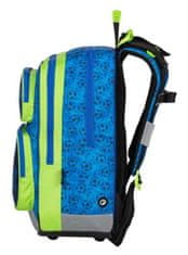 Bagmaster Školní batoh BAGMASTER GEN 20 B BLUE/GREEN/BLACK - fotbalista