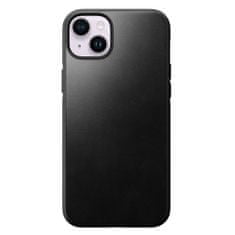 Nomad Modern Leather kryt s MagSafe pro iPhone 14 Plus Černá