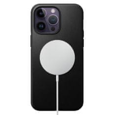 Nomad Modern Leather kryt s MagSafe pro iPhone 14 Pro Max Černá