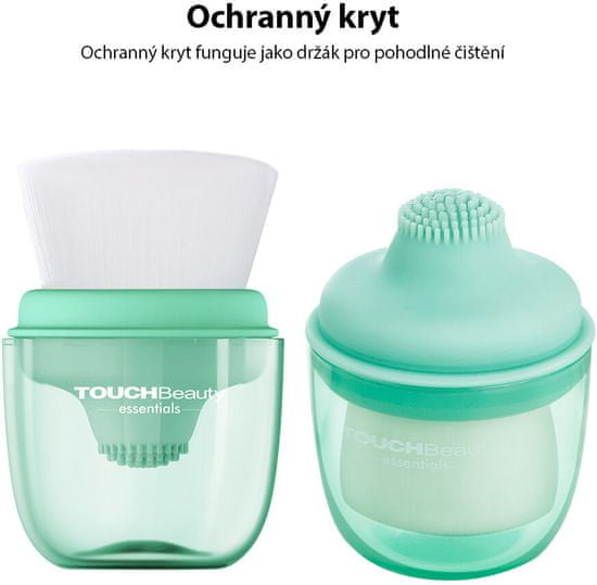 TOUCHBeauty 1762 Silikonový kartáček na pleť