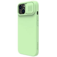 Nillkin CamShield Silky Magnetic silikonové pouzdro na iPhone 14 6.1" Green MagSafe