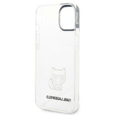 Karl Lagerfeld KLHCP14MCTTR hard silikonové pouzdro iPhone 14 PLUS 6.7" transparent Choupette Body