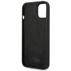 Karl Lagerfeld KLHCP14SSLCTBK hard silikonové pouzdro iPhone 14 6.1" black Silicone Choupette Body