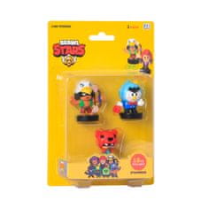 Grooters Figurky Brawl Stars 3 pack série 1 s razítky