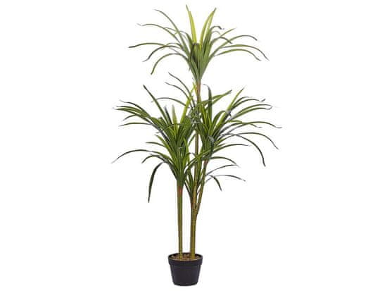 Beliani Umělá rostlina v květináči 147 cm DRACAENA ANITA