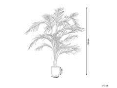 Beliani Umělá rostlina v květináči 120 cm ARECA PALM