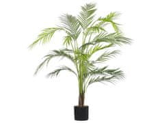 Beliani Umělá rostlina v květináči 120 cm ARECA PALM