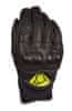 Krátké kožené rukavice YOKO BULSA černý / žlutý XS (6) 60-176042-6