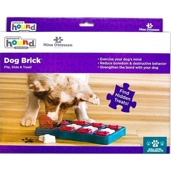 Outward Hound Hračka plast interaktivní Brick RW 1 ks