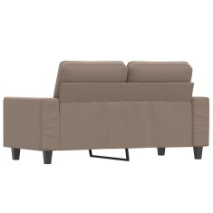 Greatstore 2místná pohovka taupe 120 cm tkanina z mikrovlákna