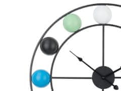 Beliani Nástěnné hodiny barevné REIDEN