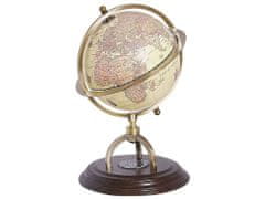 Beliani Dekorativní béžový globus 25 cm PIZARRO