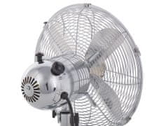 Beliani Stolní ventilátor 42 cm stříbrný WENSUM