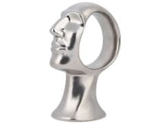 Beliani Dekorativní figura stříbrná TAXILA