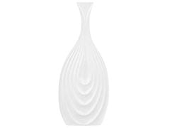 Beliani Dekorativní váza bílá 39 cm THAPSUS