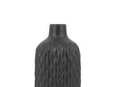 Beliani Černá dekorativní váza EMAR