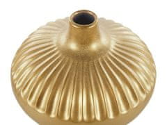 Beliani Dekorativní váza keramická 20 cm zlatá CERCEI