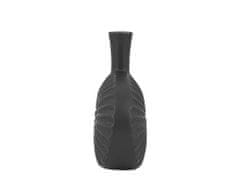 Beliani Matně černá dekorativní váza ARWAD