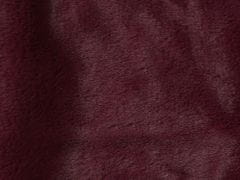 Beliani Deka 150 x 200 cm Burgundy TANTAN