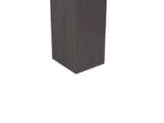 Beliani Jídelní stůl 180 x 90 cm tmavé dřevo VITON