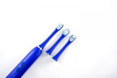 Oxe Sonický elektrický zubní kartáček Sonic T1 a 2x náhradní hlavice, modrá