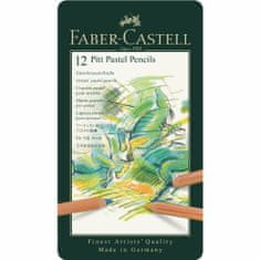 Faber-Castell Pastel v tužce Pitt 12 barevné - plech