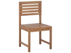 Beliani Balkonová židle z akáciového dřeva TREIA