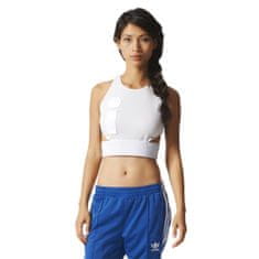 Adidas Tričko na trenínk bílé S Cropped Top