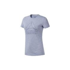 Reebok Tričko na trenínk šedé XS TE Marble Logo Tee