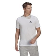 Adidas Tričko na trenínk bílé L Aeroready Designed