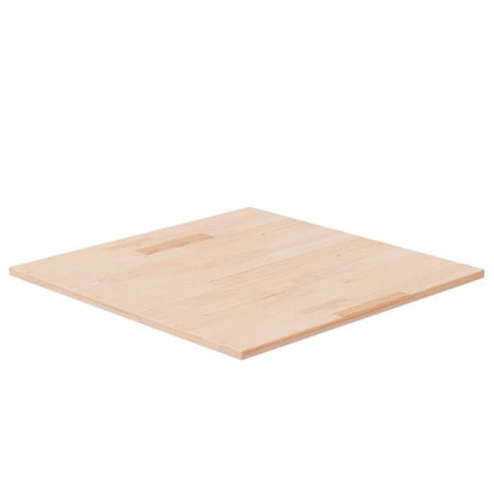 Greatstore Čtvercová stolní deska 60x60x1,5 cm masivní dub bez úprav