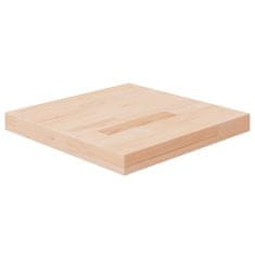 Greatstore Čtvercová stolní deska 100x20x2,5cm masivní dub bez úprav