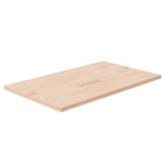 Greatstore Koupelnová deska 60x40x2,5 cm masivní dubové dřevo bez úprav