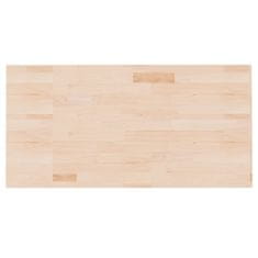 Greatstore Koupelnová deska 100x50x1,5 cm masivní dubové dřevo bez úprav