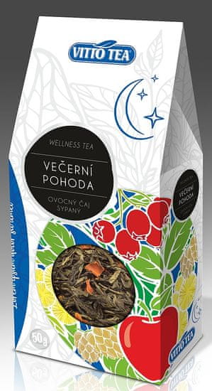 Vitto Tea ČAJ WELLNESS VEČERNÍ POHODA - SYPANÝ OVOCNÝ ČAJ 50g VITTO TEA