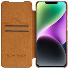 Nillkin Qin PRO knížkové pouzdro na iPhone 14 6.1" Brown