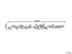 Beliani Vánoční girlanda 150 cm vícebarevná TERRASSA